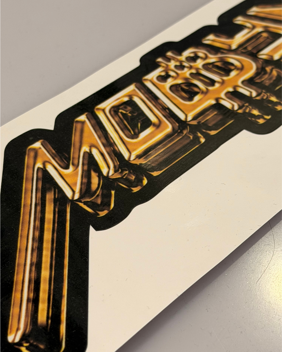 Duża naklejka "MOBBYN" 28x10cm