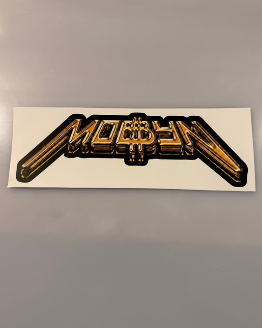 Duża naklejka "MOBBYN" 28x10cm