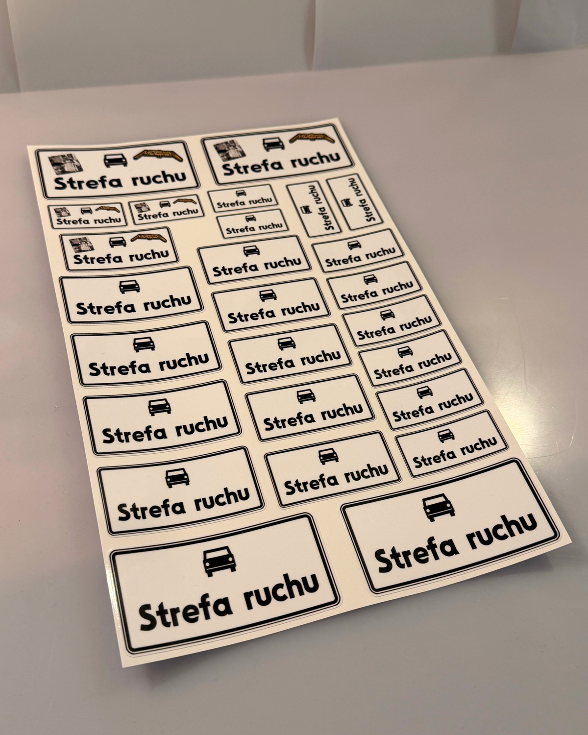 Arkusz wlep Strefa Ruchu 26 szt. (Sos, Ciuchy i Borciuchy)