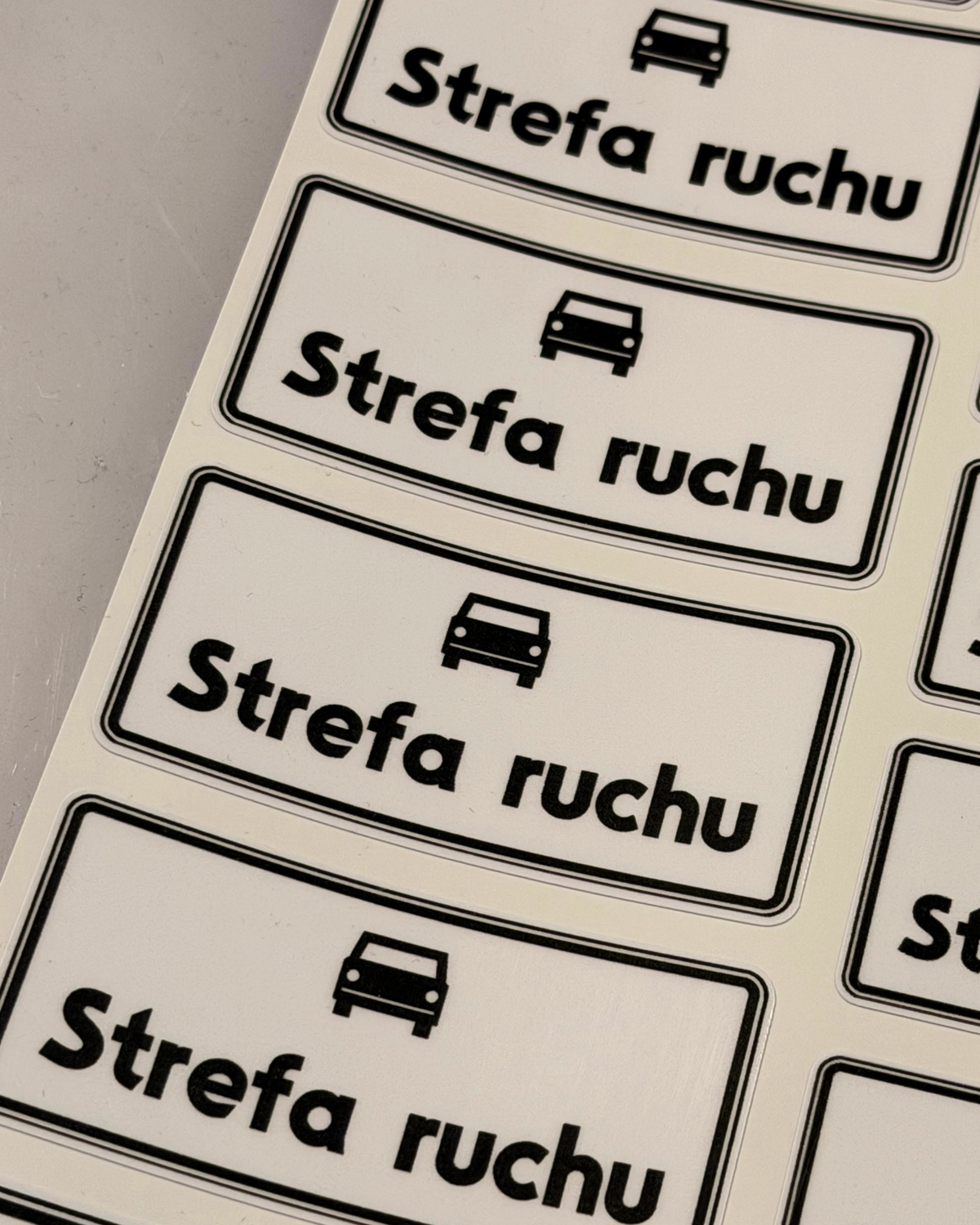 Arkusz wlep Strefa Ruchu 26 szt. (Sos, Ciuchy i Borciuchy)