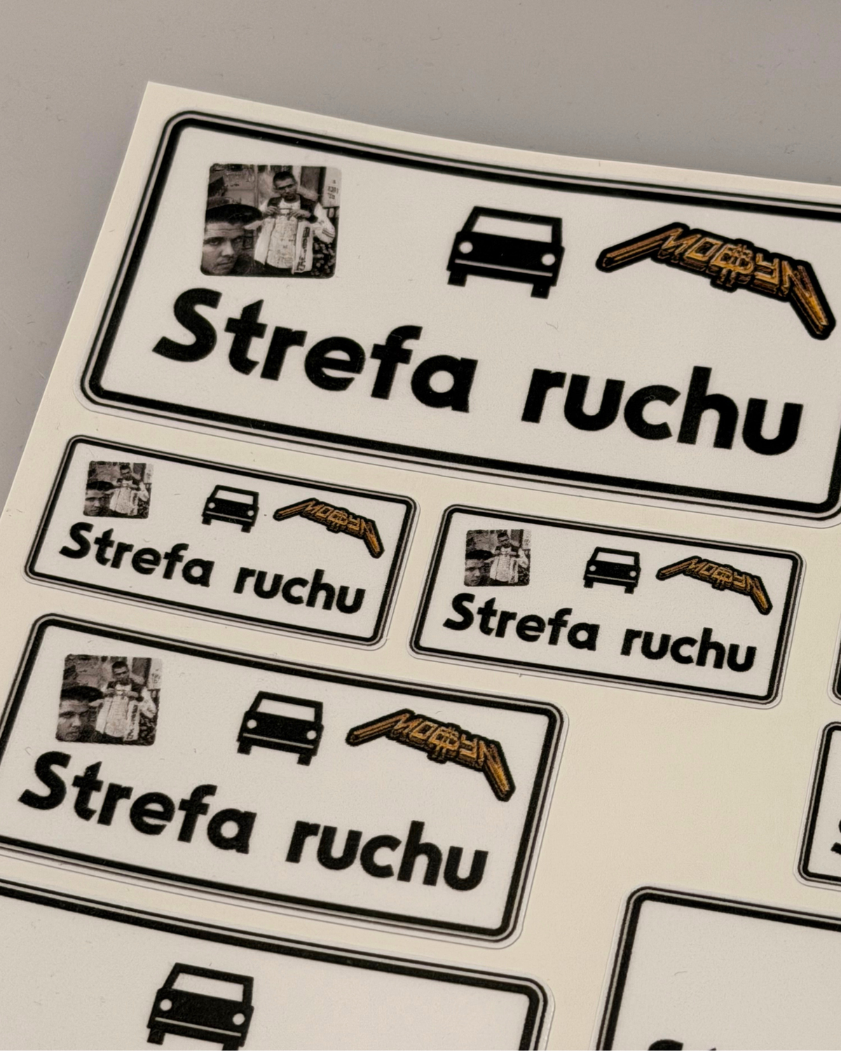 Arkusz wlep Strefa Ruchu 26 szt. (Sos, Ciuchy i Borciuchy)